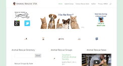 Desktop Screenshot of animal-rescue.us